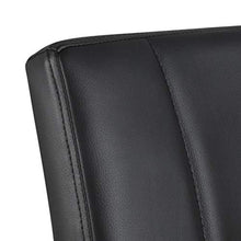 Amazon Brand - Movian Sarnen - Set da 2 sgabelli da bar, 52 x 41,5 x 115 cm, nero