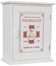 Clayre & Eef 6H0372 - Armadietto da parete per medicinali, 24 x 13 x 30 cm