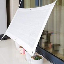 Panno ombreggiante 80% UV Block Sun Shade Sails con Occhielli, Bianco Sunblock Ombra Tarp Netto per Outdoor Patio Giardino Serra, 150g / ㎡ (Size : 6×8m)