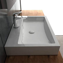 Alpenberger Lavabo da 60 x 42 cm in ghisa minerale | Lavello a mano con troppopieno integrato | Lavello rettangolare ed elegante | Montaggio semplice