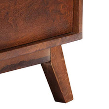 FAMIROSA Cassettiera Marrone 140x40x80 cm in Legno Massello di Mango