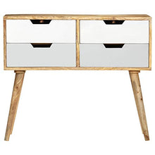FAMIROSA Credenza 85x40x71 cm in Legno Massello di Mango Marrone