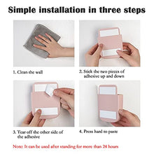 Set di 6 supporti di controllo remoto per telefono, scatola di immagazzinaggio da parete, organizer universale per letto di punzonatura per telecomando telefono (rosso+giallo+blu)