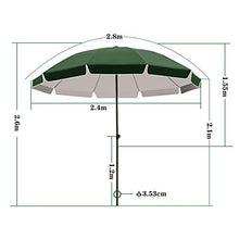 JPENG Parasole Ombrellone Outsunny Ombrellone Balcone Esterno da Giardino Protezione UV Colonna Ombrello Diametro 35mm,er Esterni, Mercato,Terrazza,Cortile,Piscina e Spiaggia