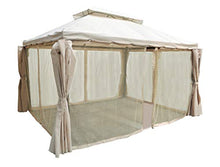 SAMIRA Gazebo da Giardino 3x4 con zanzariera MOD. Santiago