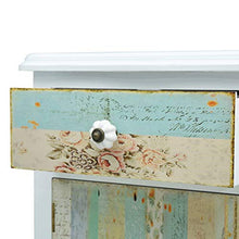 vidaXL Tavolo da comodino, in MDF, 40 x 30 x 62 cm, colore: bianco