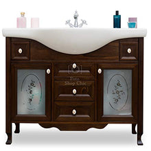 Shop Chic Composizione arredo bagno arte povera 105 cm con colonna