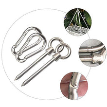 PRETYZOOM Kit di Sospensione per Amaca Resistente da 4 Pezzi Moschettoni per Amaca durevoli per Amaca