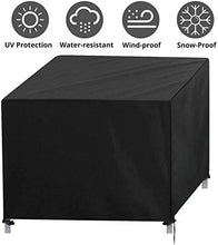 DIELUNY - Set di coprisedili per mobili da giardino, 330 x 220 x 90 cm, impermeabili, per mobili da giardino, set di mobili