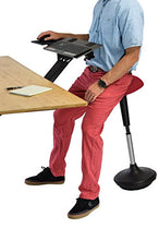 Uncaged ergonomico Sit attivamente, tavolino sgabello 13" Round Seat Red