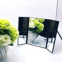 Specchio per Il Trucco, specchi per Il Trucco del Bagno Illuminati con 22 LED - Specchio per Il Trucco con luci - Specchi per Il Bagno Touch Screen con ingrandimento 10X / 3X / 2X 180 Gradi