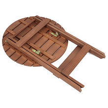 Tavolo in Legno, Bellissimo tavolino Pieghevole, Portatile Semplice per Bar a casa