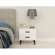 Comodino LHY- Comodino a forma di comodino, semplice e resistente e pratico (dimensioni: 48 x 39 x 45 cm), Legno, 48×39×45cm