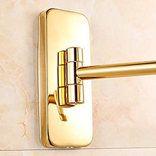 specchio ingranditore, Specchi a parete, Specchio da trucco bifacciale in rame stile europeo, specchio da toletta pieghevole da 8"7 volte ingranditore specchio da bellezza - oro