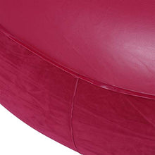 Fdit - Divano gonfiabile da esterno e interno, pieghevole, per lettura, divano singolo, ergonomico, per soggiorno, balcone, giardino, colore: rosso