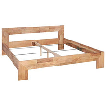 BIGTO - Struttura per letto in legno di rovere massiccio, per camera da letto, 160 x 200 cm