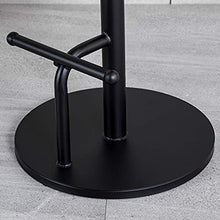 Pub Altezza Bar Stools con Schiena,Tavolo da Bar in Ferro Battuto E Sedia Retro Industria Armless Modern Kitchen High Dining Sedie con Gambe in Metallo Imbottito