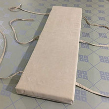 jHuanic - Cuscino per panca lunga da esterni, morbido, per interni e esterni, antiscivolo, con cerniera e lacci per 2 o 3 posti, colore: beige, 30 x 120 x 3 cm