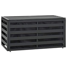 vidaXL Contenitore per Giardino in Alluminio 100x50x50 cm Antracite
