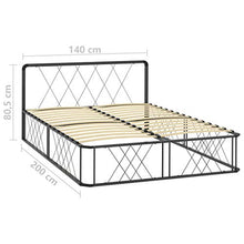SKM Giroletto Grigio in Metallo 140x200 cm (25.5kg)