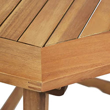 vidaXL Set da Bistrot 4 pz in Legno Massello di Acacia