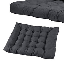 [en.casa] Divano Paletta Euro-sofá - a 2 posti con Cuscino - [Grigio Scuro] Set Completo incl. bracciolo e Schienale - Arredi Casa