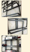Leifeng Tower Classic, LNDDB - Portabottiglie da parete, in metallo, robusto e robusto, 80 x 80 x 10 cm