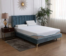 Movian - Materasso francese in memory gel a 9 zone con coprimaterasso sfoderabile, 140 x 200 x 25 cm