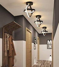 Goeco Plafoniera LED, Lampada da Soffitto 22W, Lampadario LED decorativa per Balcone Guardaroba Corridoio, Luce bianca calda 3000K