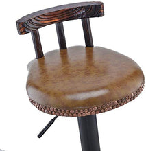 WZX Sgabelli da bancone da Cucina Sgabello da Bar Girevole retrò Sedia da caffè Sedia Regolabile in Pelle PU