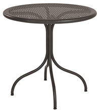 RD ITALIA Set Tavolo Tondo e 4 Sedie da Giardino in Acciaio Flipper Antracite
