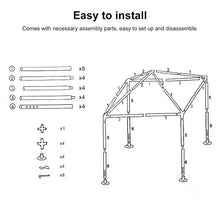 JIAOAOO Gazebo per esterni, 2 x 2 m, tenda da campeggio impermeabile