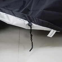N / A Coperture mobili mobili da Giardino Covers Oxford Polvere Tessuto Esterno di Tenuta Tabella del Capo e la Copertura della Sedia Denaro Nero Esterno all'Interno di 308 * 138 * 98 centimetr.