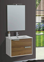 Set Mobile Lavabo Specchio LED Arredo Bagno Moderno Boston90 CERAMICHEMIRANDA-Nuvola