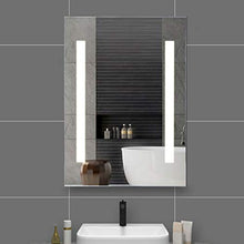 Specchio da bagno a LED, Specchio Luce LED con Illuminazione Interruttore per il Bagno con interruttore a sensore, 50 x 70 x 4 cm(220V)