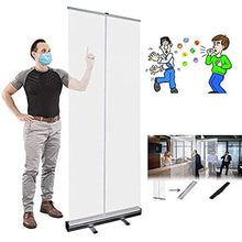 Topniu. □ Per Business □ Sneezé Guard & Shield per contatori, schermo di igiene trasparente, roller pull up bandiera, schermo divisorio, banner a rulli pull-up da terra