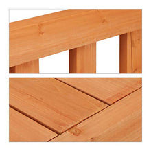 Relaxdays Panchina da Giardino, 3 Persone, Panca da Esterno, Balcone & Terrazza, HLP 80,5 x 143,5 x 53 cm, Arancione