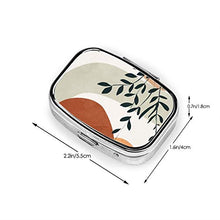 Scatola quadrata per pillole medicinali forme morbide moda organizzatore pillola viaggio pillola dispenser per vitamine integratori