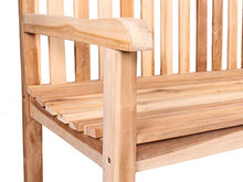 Trendy Home GmbH, panchina Mutambo, Larghezza: Circa 105 cm, Colore: Marrone