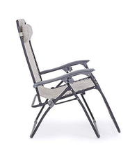 Bizzotto Sedia A Sdraio Firenze Antracite-Telo Grigio Yes EVERYADAY