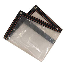 ZHCHL Telone Impermeabile Trasparente 2mX2m, Telone Impermeabile Occhiellato Telone Impermeabile per Esterno Trasparente, per Piante, Serra, Plastica, Trasparente