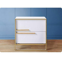 WALNUTA Armadietto in Metallo di Lusso postmoderno Contratto Comodino Contenente Ark Is Simple Small Bedroom Cabinet Mini Ark