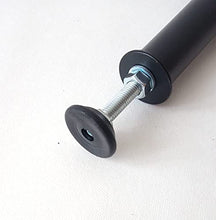 Piede centrale per letto / piede di rinforzo / supporto per rete | Altezza: da 28 a 31 cm – Nero (PC300R)