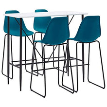 E E-NICES Set da Bar 5 pz in Plastica Turchese