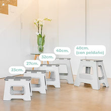 VIGAR - Sgabello pieghevole compact in plastica