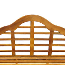 Xingshuoonline - Panchina da Giardino a 2 posti, in Legno Massiccio di Acacia, per parcheggio e Balcone