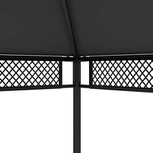 vidaXL Gazebo con Tende 3,5x3,5x3,1 m Antracite