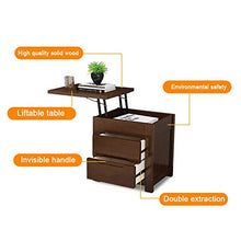 H-CAR Tavolo Pieghevole di Sollevamento Comodino Computer Desktop Divano da caffè Comodino da Pranzo Comodino Comodino Armadio Armadio per Camera da Letto Soggiorno Mobili per Camera