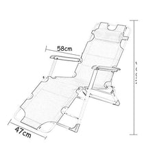 XIAOLY Sedia Pieghevole Portatile/Poltrona Reclinabile/Relax, Versatile Regolabile per Giardino, Coperta, Campeggio, Indoor, Ufficio,Grey