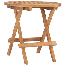 FAMIROSA Set da Pranzo da Giardino Pieghevole 3 pz in Massello di Teak-5453